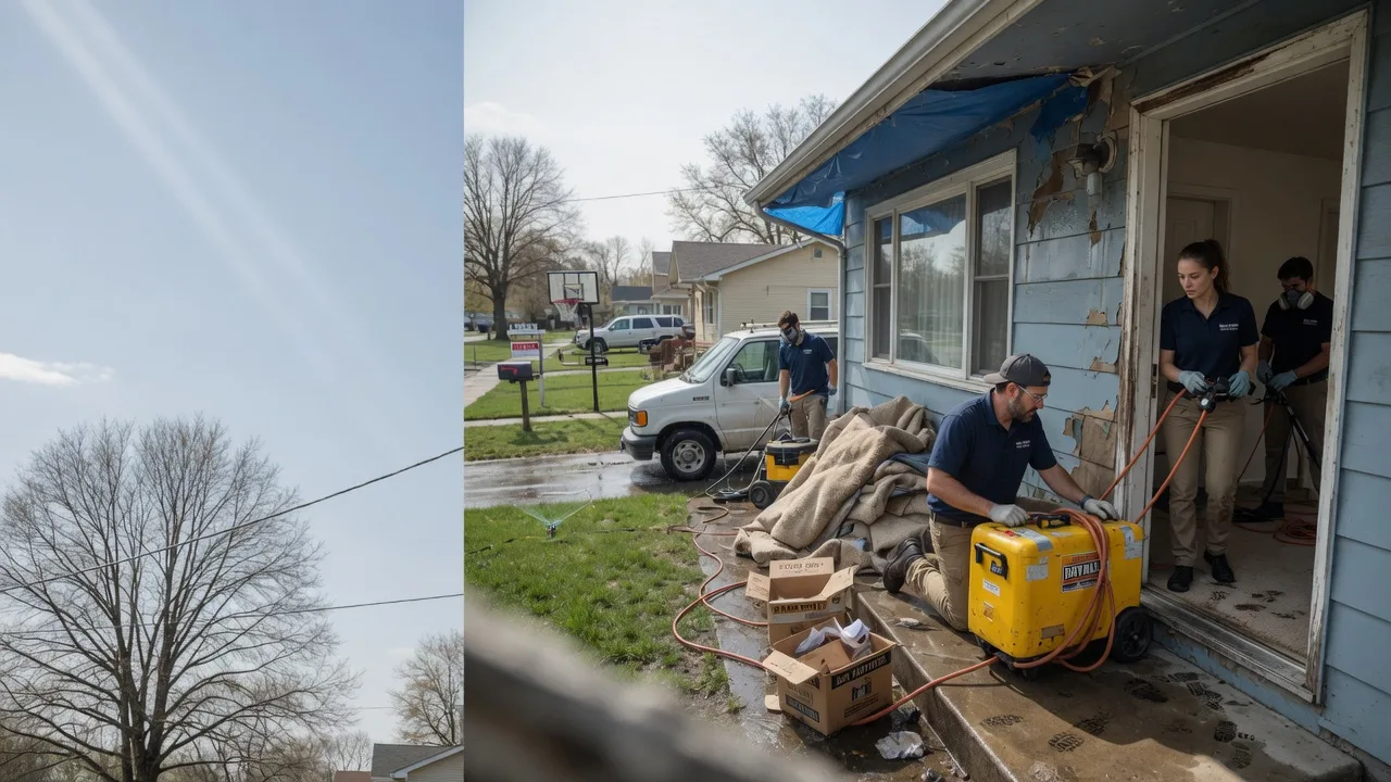 Basement Flood Cleanup in Clearwater, KS near me